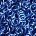 100 ct. 16 ga Deep Blue Anodized Aluminum 3/16" Links 100 ct. 16 ga Deep Blue Anodized Aluminum 3/16" Links